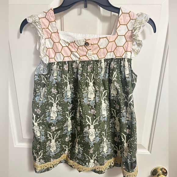 Matilda Jane Platinum White Rabbit Shabby Size 10 RARE - Picture 3 of 4